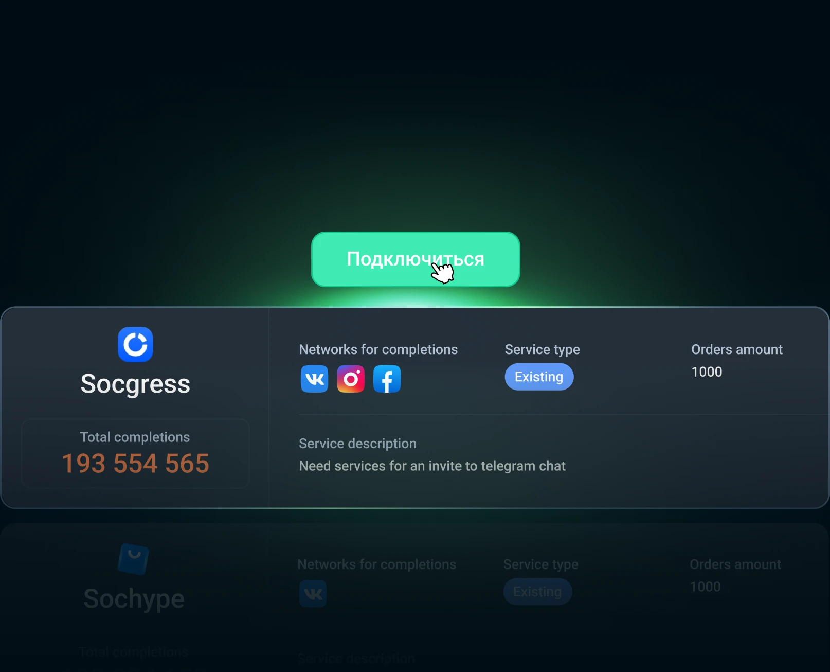 Platform for making own services 